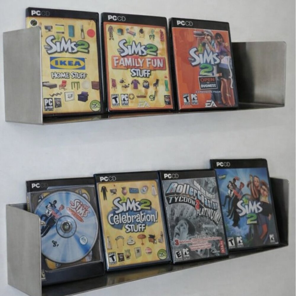 Sims 2 PC Game Lot Expansions + RollerCoaster Tycoon 2 Platinum Bundle